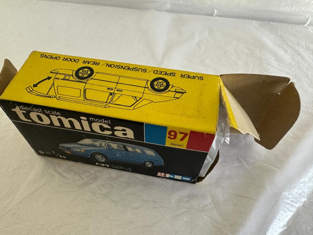 トミカ 黒箱 日本製 レトロ トヨタ ダイナ JAF レッカー トヨタ MP-1