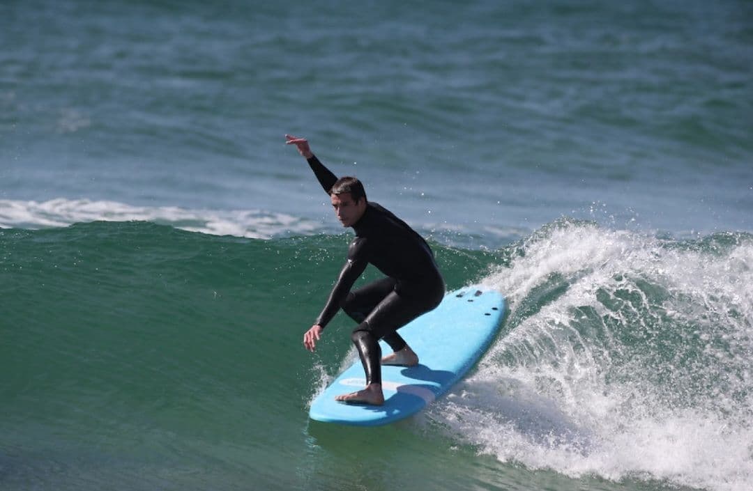 NSP サーフボード 7'0\" ソフト 7ft フィン＆リーシュ＆ワックス付き