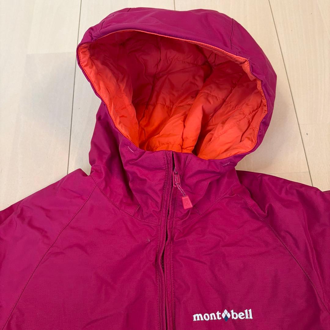 montbell 子ども用スキーウェア ピンク 110サイズ ジャンプスーツ