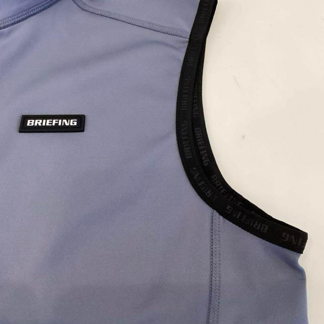 新品　BRIEFING　正規品　MENS 3D LOGO VEST グレーL