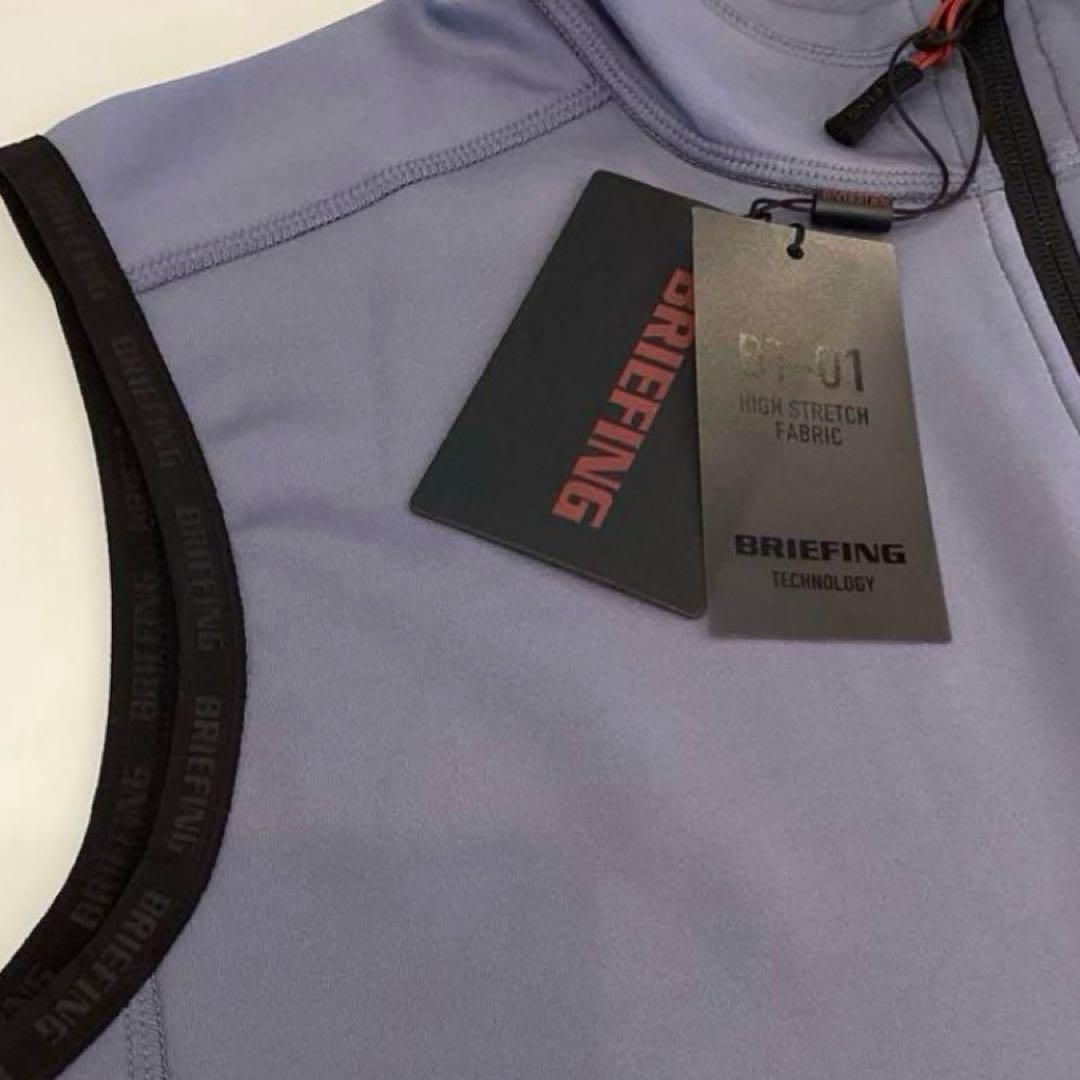 新品　BRIEFING　正規品　MENS 3D LOGO VEST グレーL