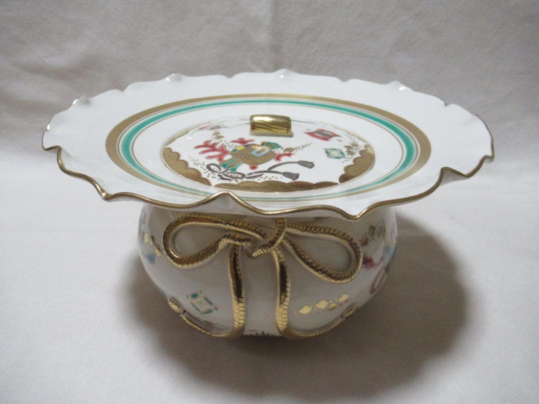 御室窯　砂金袋　水指　共箱