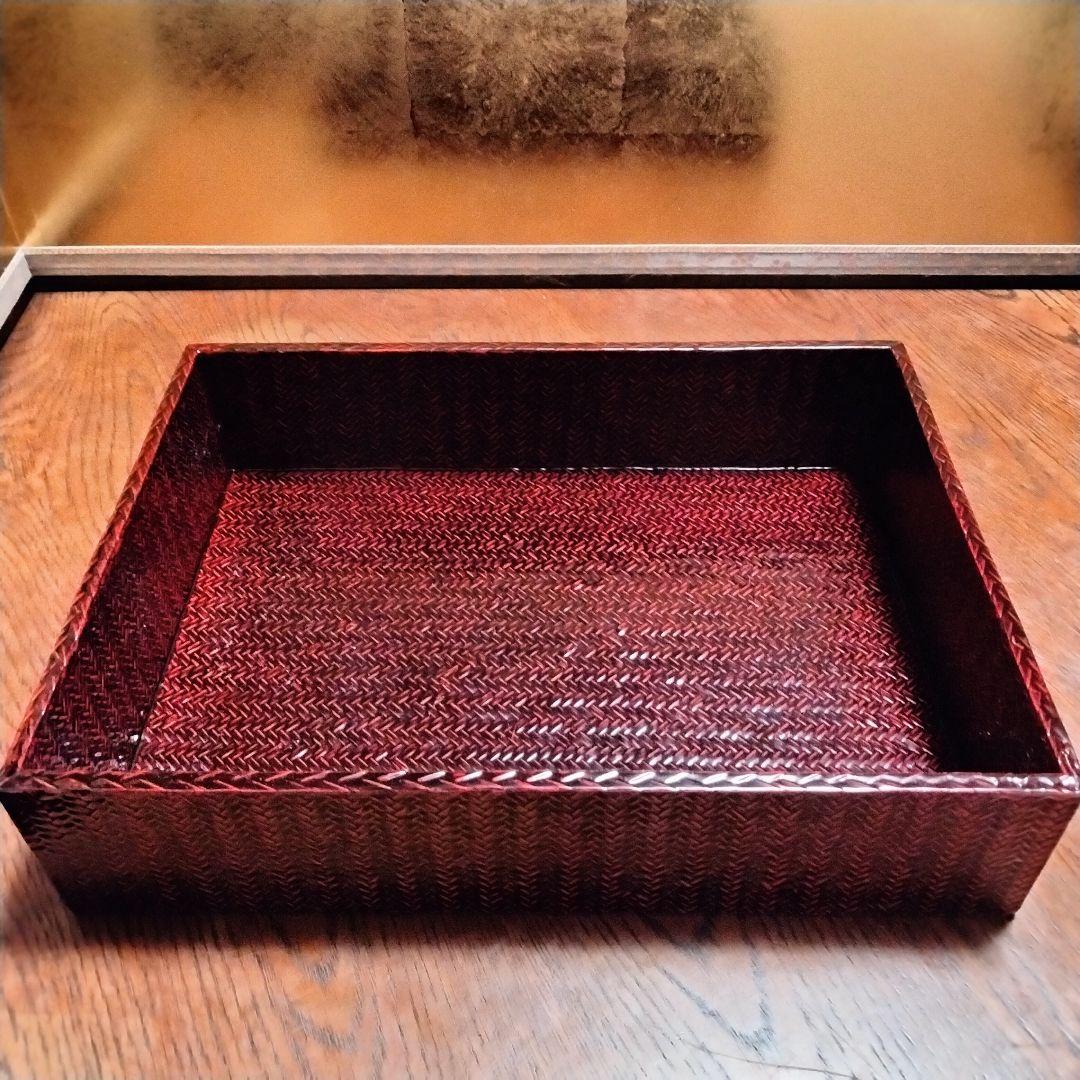 久留米籃胎漆器■九籃■文庫■伝統工芸品■書類入れ■書類ケース■文箱書道具