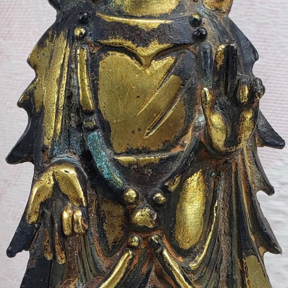 ◆『百済仏 金銅菩薩立像 渡来仏』仏像◆検）新羅仏 天平仏 飛鳥仏 空海 親鸞