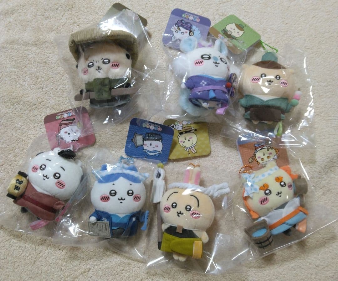 ちいかわ ちいぽけ ちいかわぽけっと 江戸なマスコット 7種 うさぎ ハチワレ