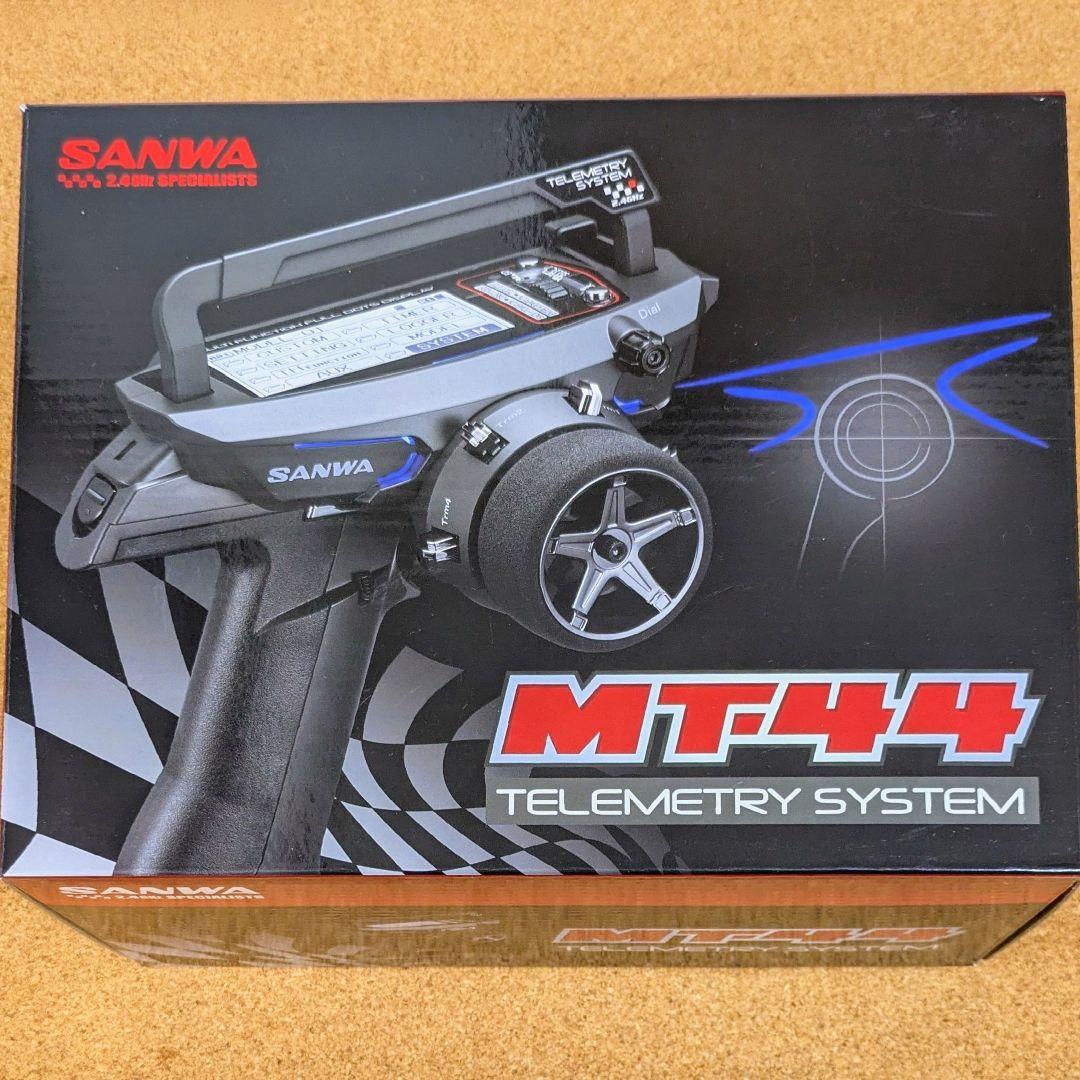 サンワ　SANWA MT-44　ラジコン送信機　受信機 RX-481 付き
