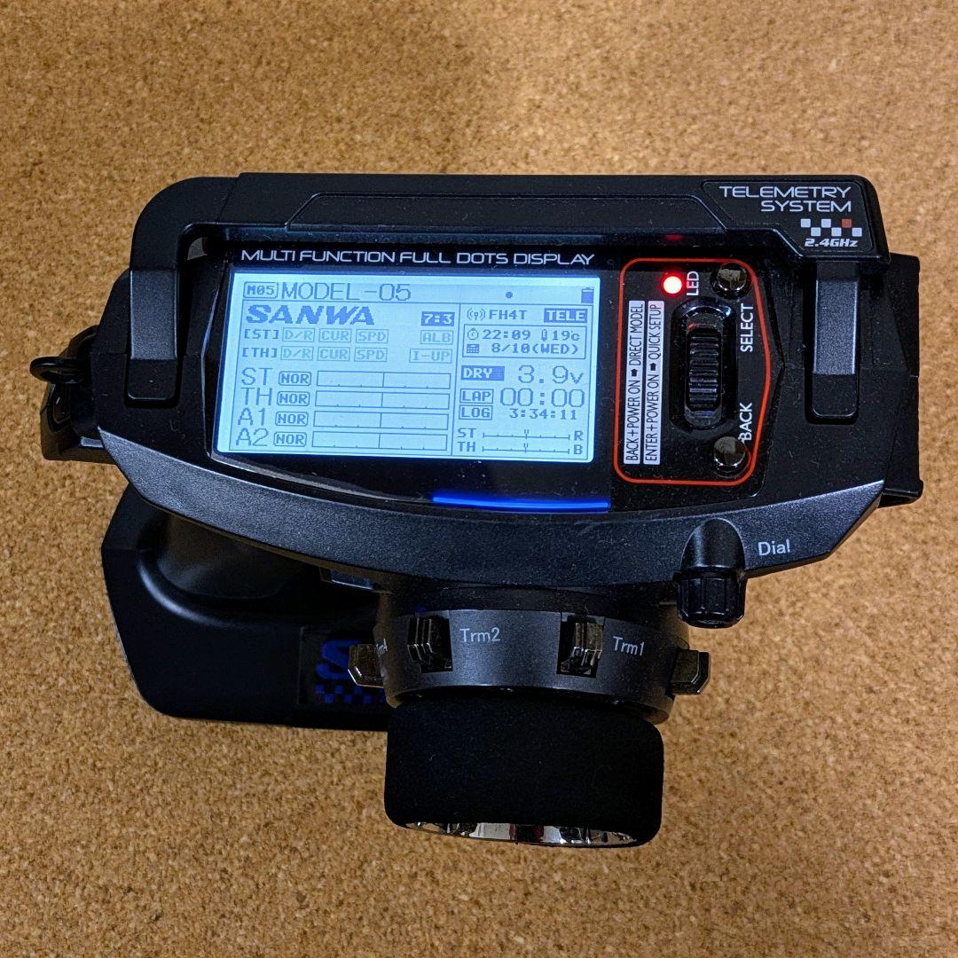 サンワ　SANWA MT-44　ラジコン送信機　受信機 RX-481 付き