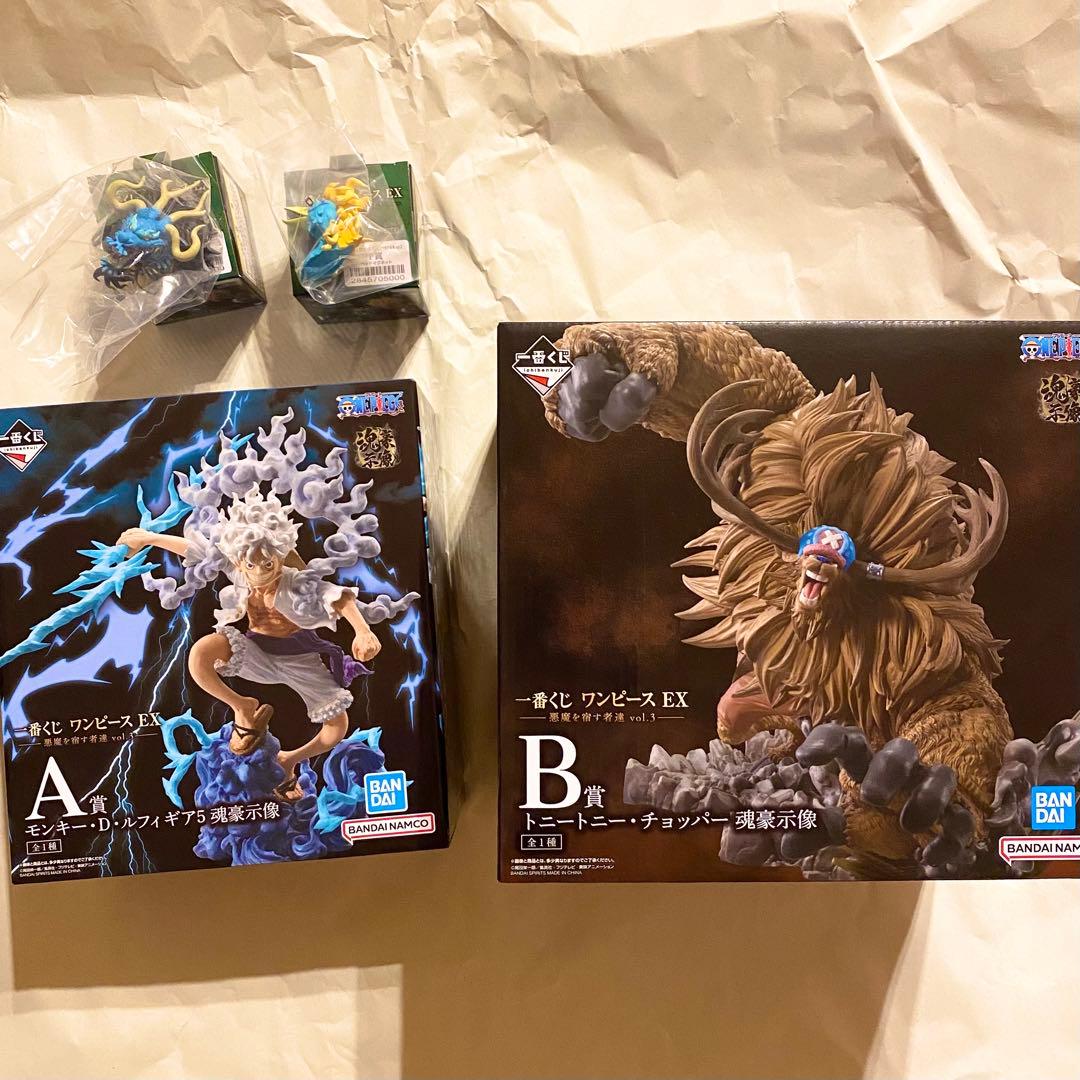 ワンピース　一番くじ 悪魔を宿す者達　 A 賞、B賞、F賞　4点セット