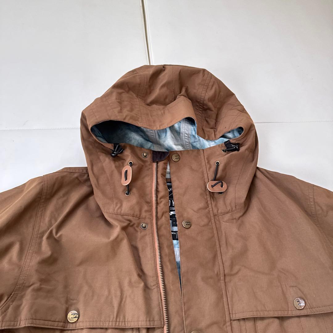 ブラウン ナイロン ジャケット ウィンタースポーツ用スノーボード　スキー　ウェア