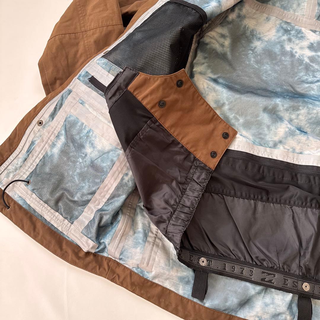 ブラウン ナイロン ジャケット ウィンタースポーツ用スノーボード　スキー　ウェア