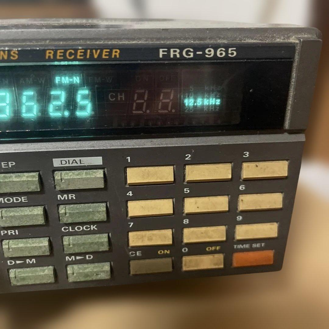 ジャンク扱いで YAESU FRG-965 受信機