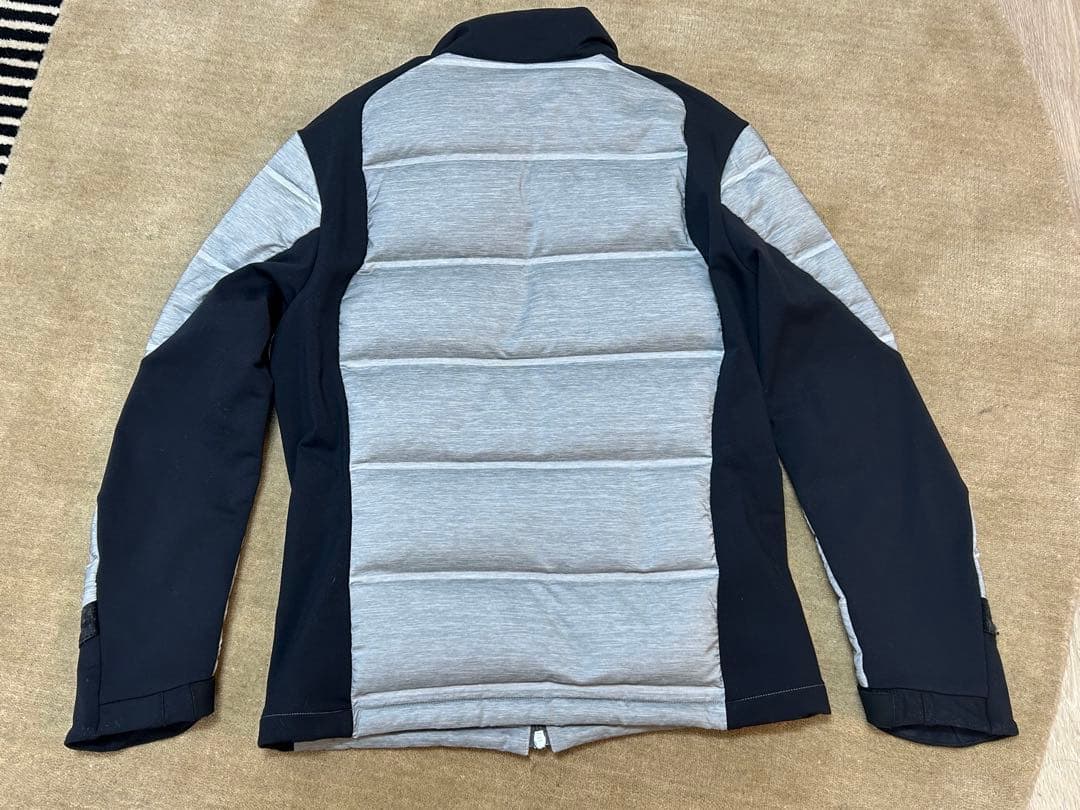 DESCENTE G パディングジャケット グレー/ブラック