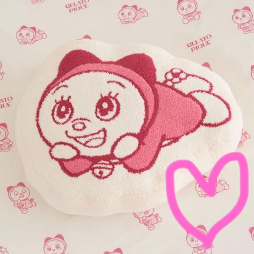ジェラピケ♡【ドラえもん】ベビモコジャガードクッション♡ドラえもんドラミちゃん