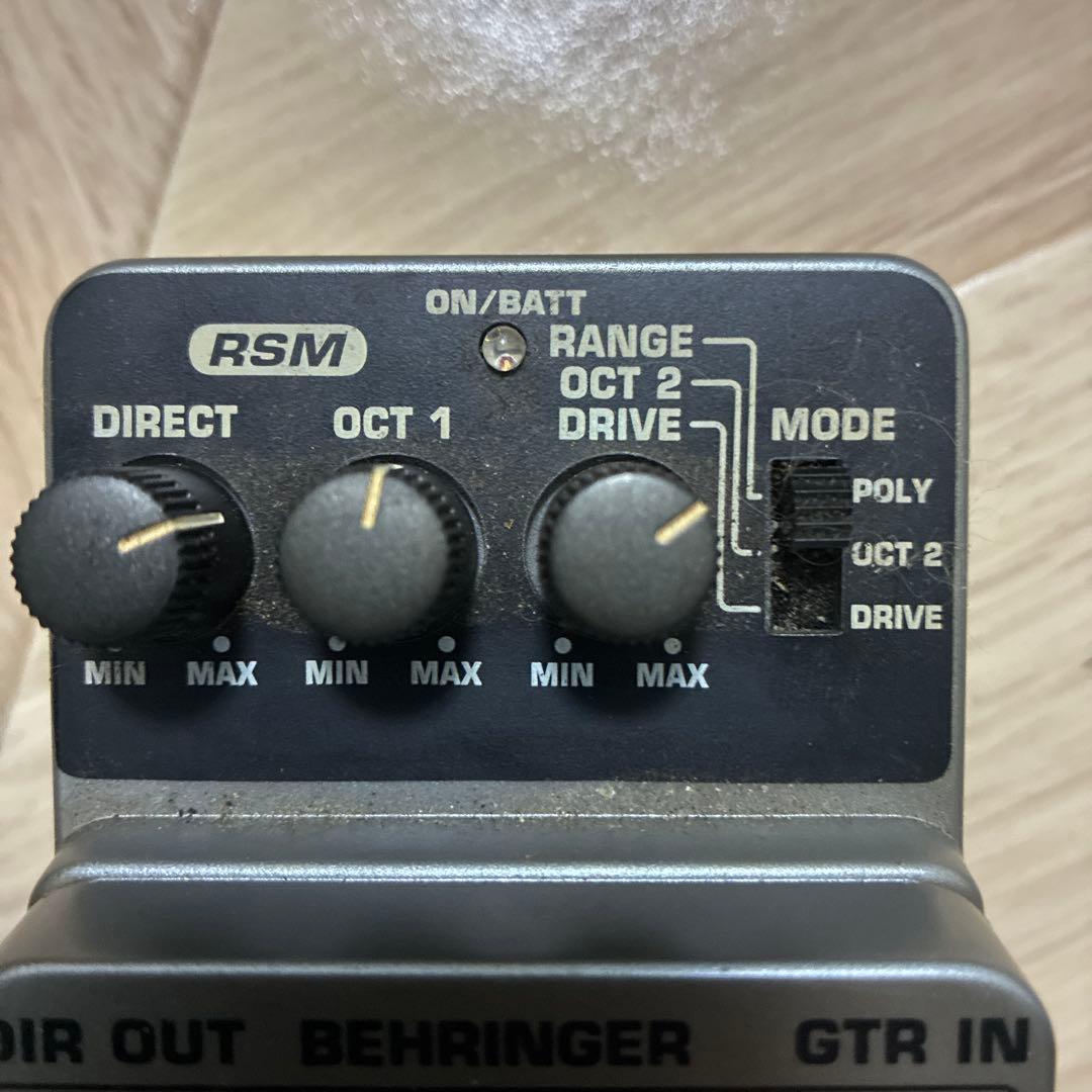 BEHRINGER ULTRAL&SUPEROCTAVER&スイッチャー