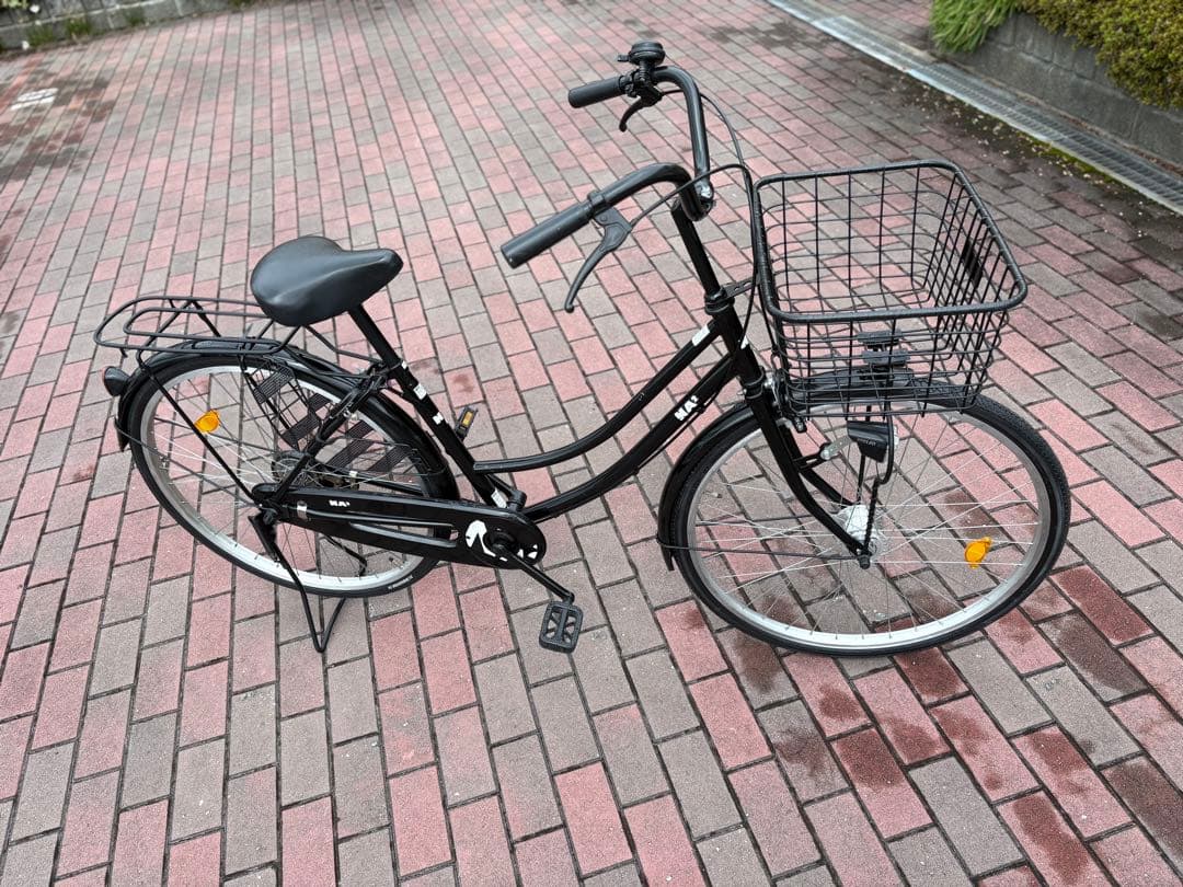 大型前籠付き、黒シティーサイクル(26㌅)関西圏なら？個人配達致します。(実費)