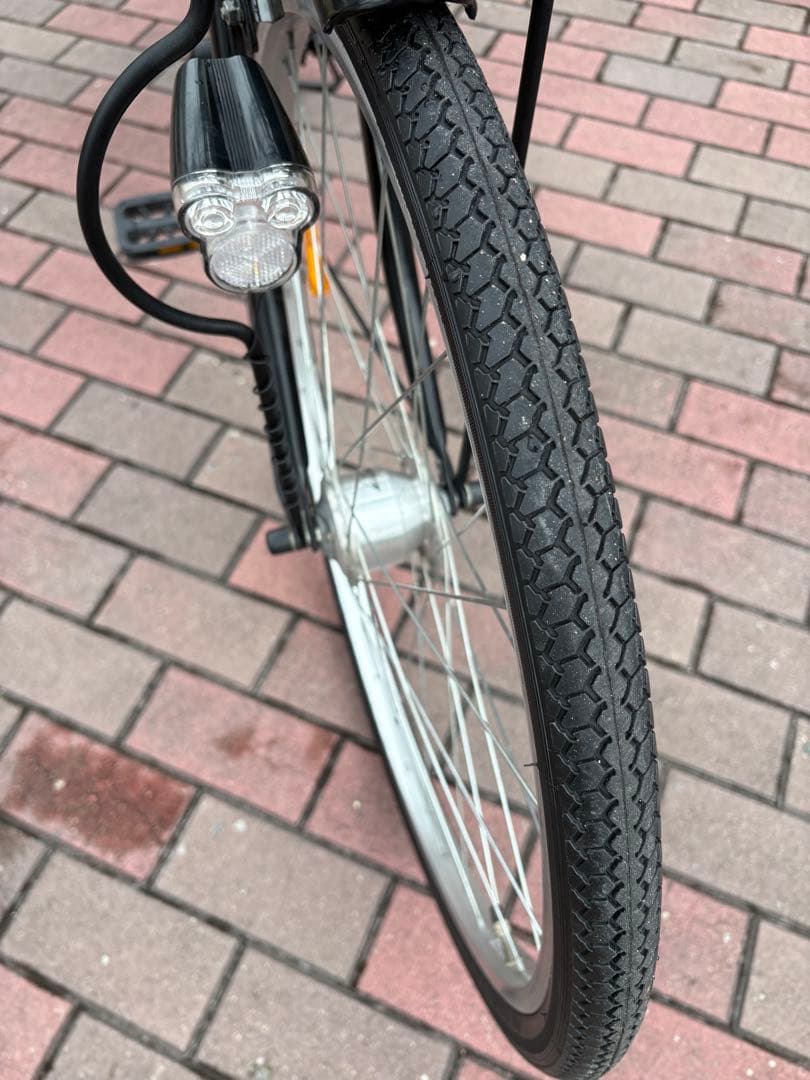 大型前籠付き、黒シティーサイクル(26㌅)関西圏なら？個人配達致します。(実費)