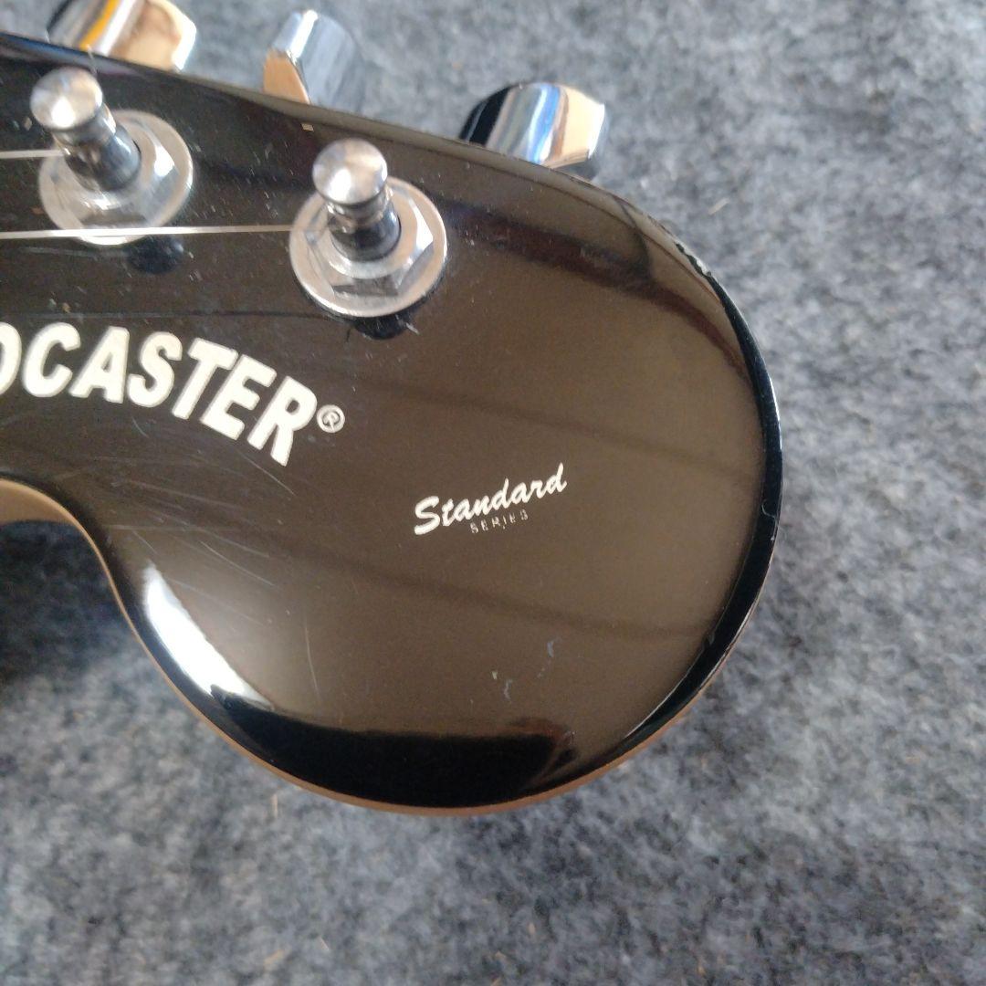 スクワイヤースタンダードストラトキャスター マッチングヘッドブラック