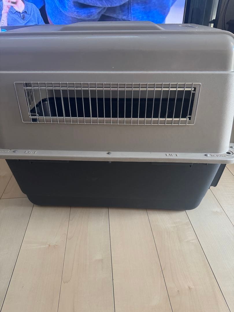 中型犬用キャリーバッグ グレー