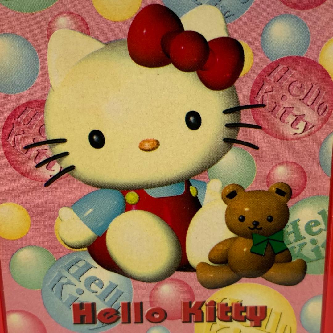 当時物！激レア】　キティ ブッククロック 置時計 写真立て 本型　1998 箱