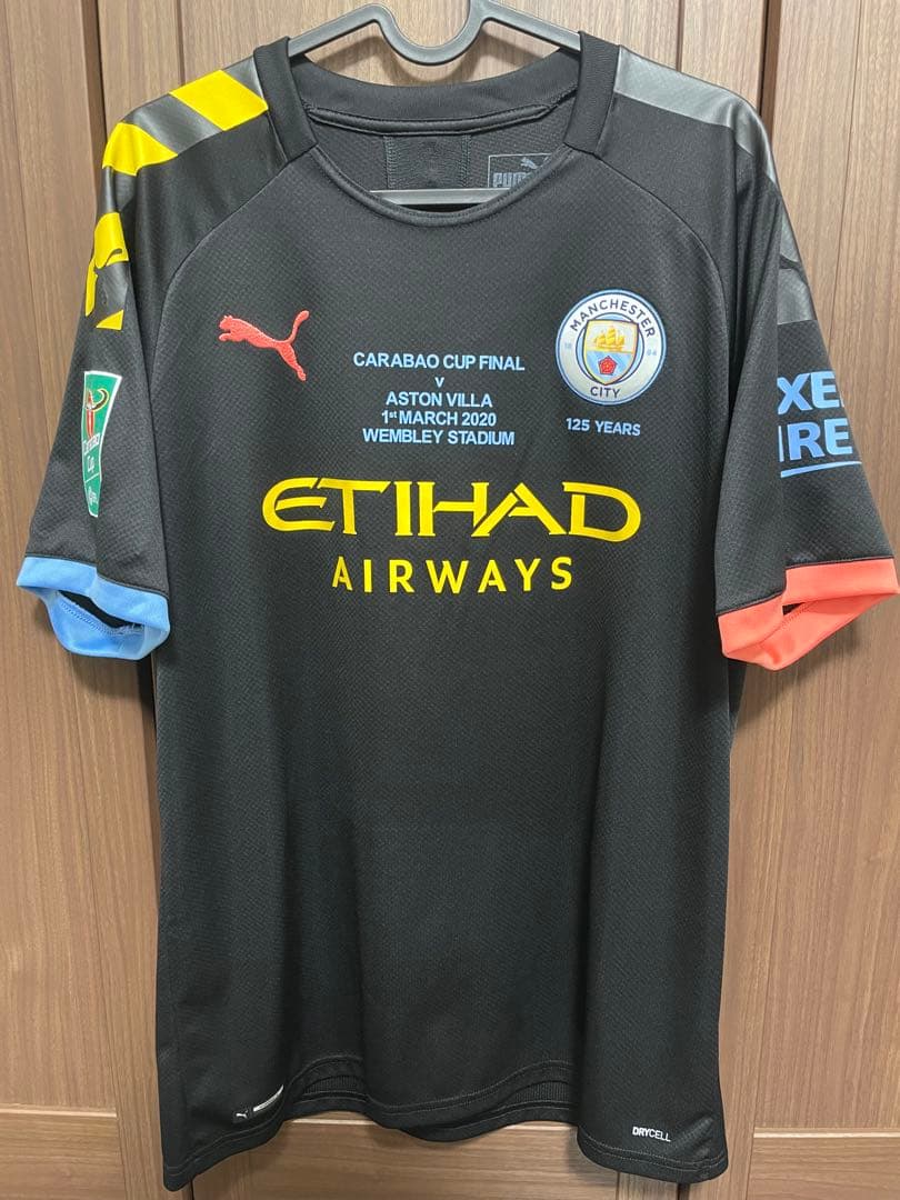 マンチェスター・シティ カラバオカップ 決勝ユニフォーム ダビド・シルバ L