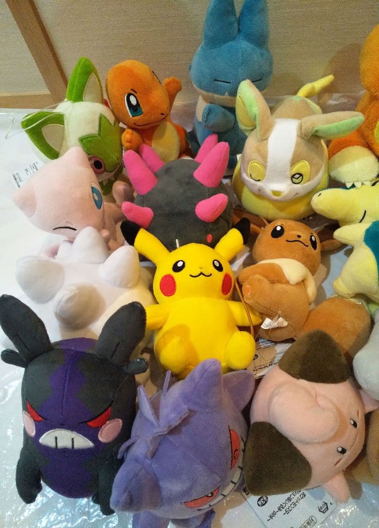 ポケットモンスター　ぬいぐるみ　30個まとめ売り　ほぺひた　カラーセレクション他