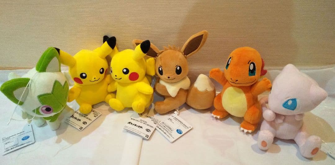 ポケットモンスター　ぬいぐるみ　30個まとめ売り　ほぺひた　カラーセレクション他