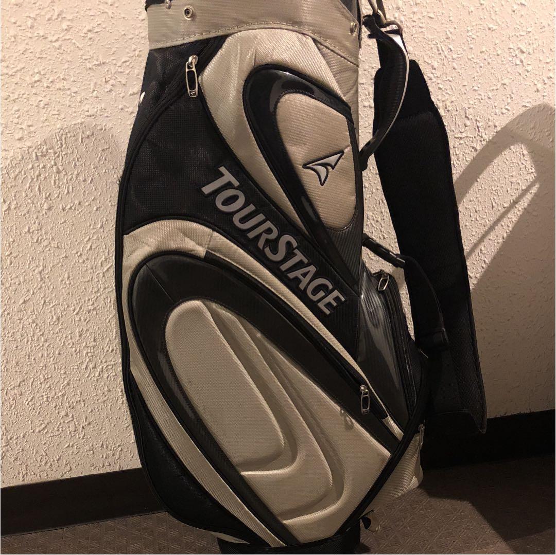キャディバッグ ツアーステージ シルバー ブリジストン