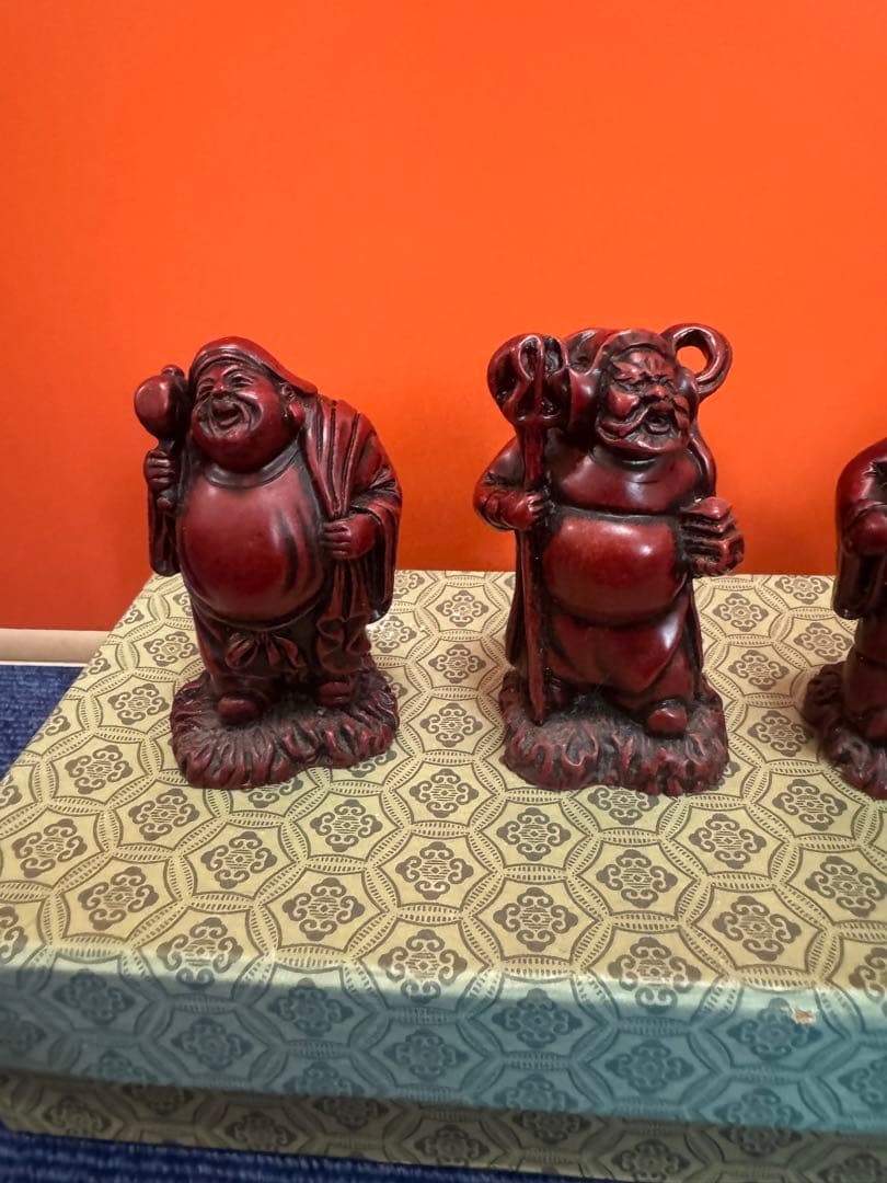 1732  七福神　縁起物 　練物 　置物