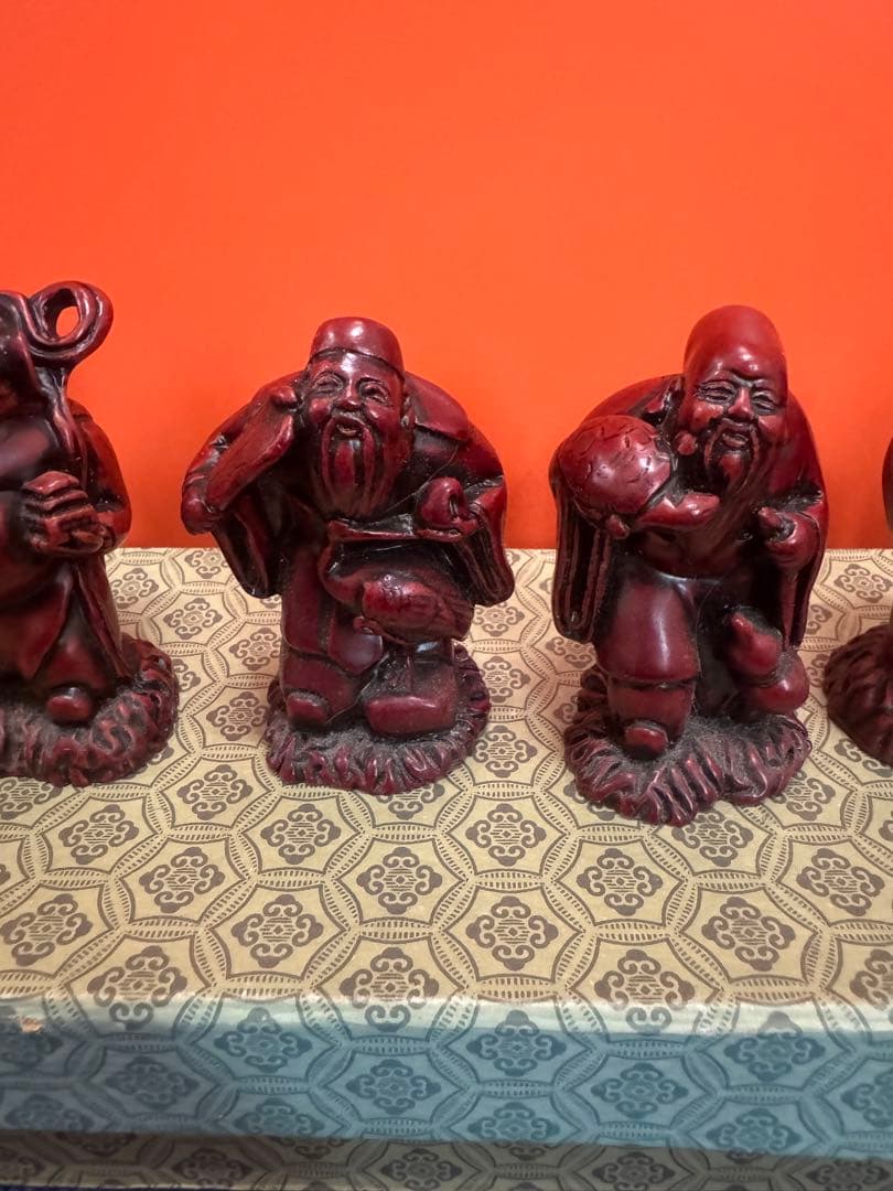 1732  七福神　縁起物 　練物 　置物