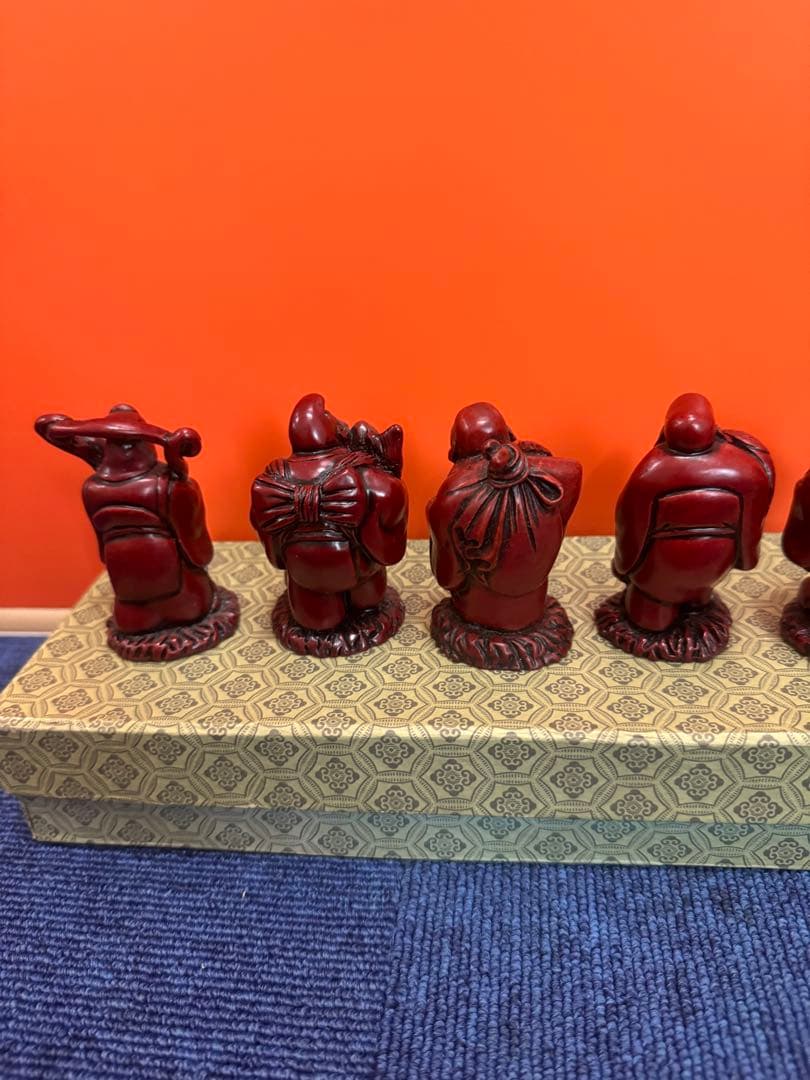 1732  七福神　縁起物 　練物 　置物