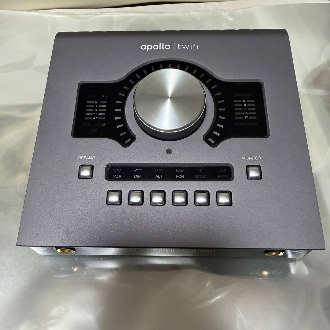 UAD Apollo Twin mk2 DUO Thunderboltケーブル付