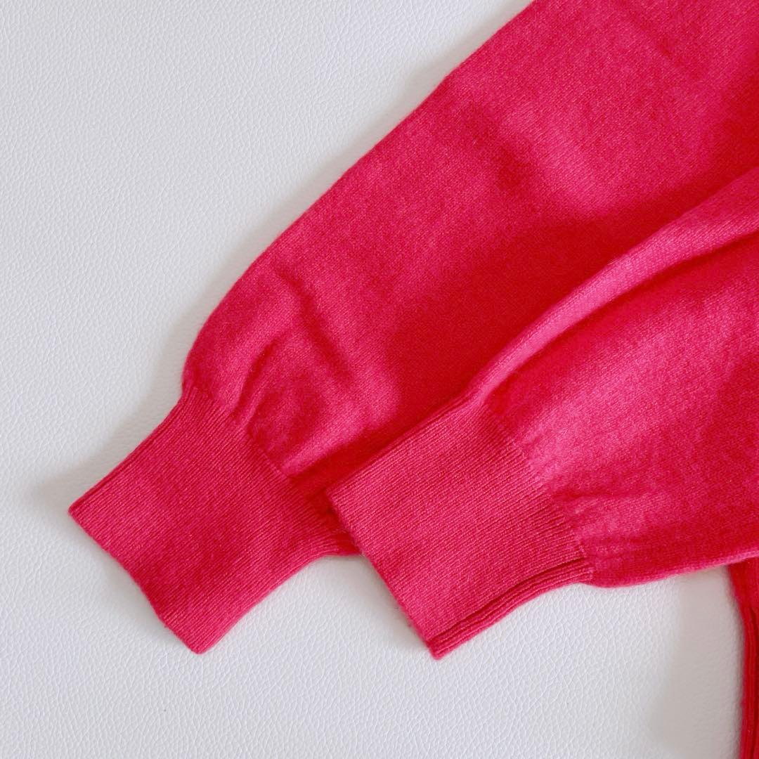 マスターバニーエディション カシミヤニットセーター 1/S ピンク ワッペン