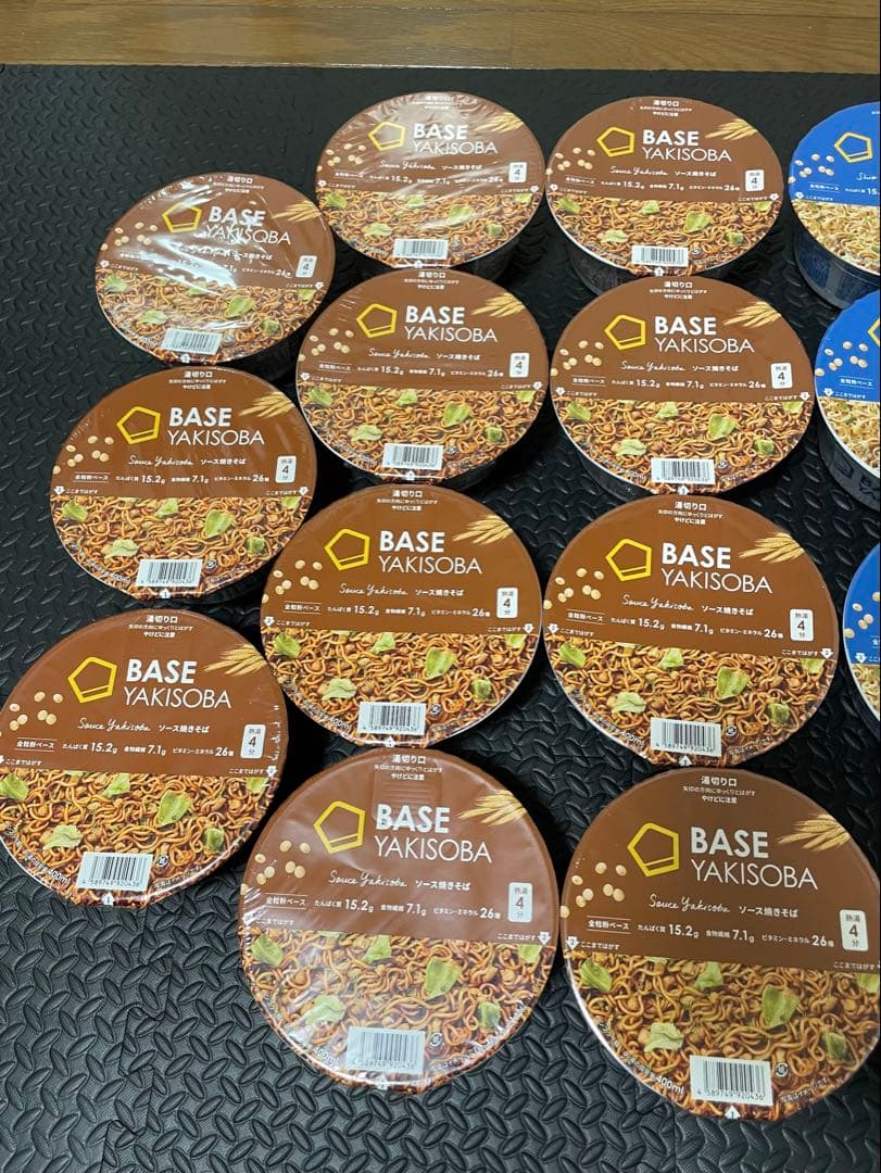 BASEやきそば　ソース焼きそば　旨辛まぜそば　塩焼きそば　計23個