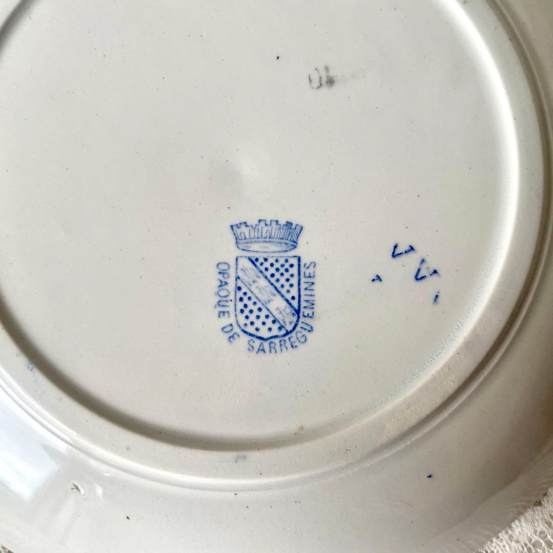 サルグミンヌ　カップ&ソーサー　鳥　バラ　ローズ　C&S フランスアンティーク