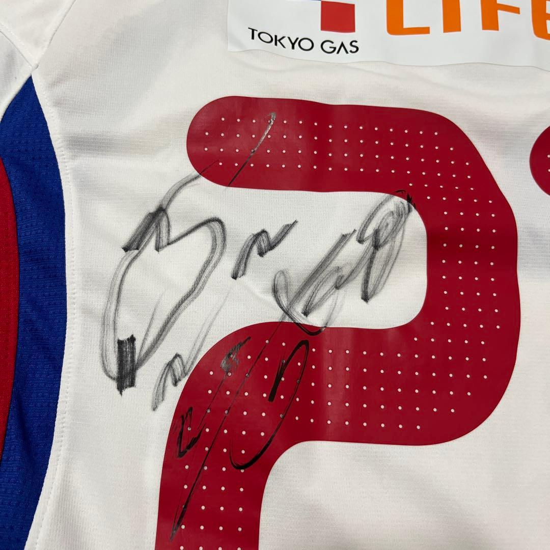 FC東京　羽生直剛　選手　ユニフォーム　直筆　サイン
