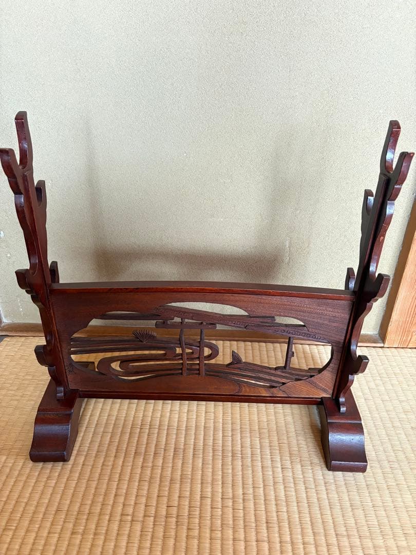 刀掛け　刀掛台　刀たて　　刀立　清照 武具　骨董品　江戸時代