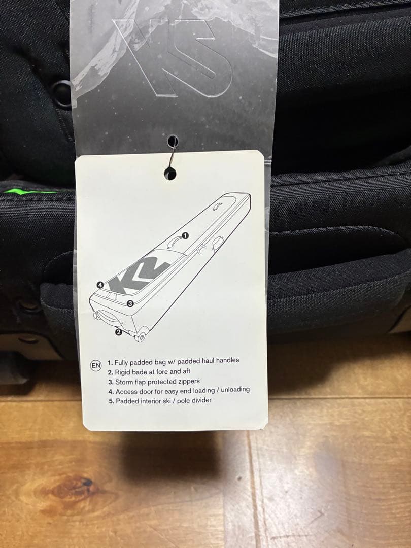 【タグ付き未使用品】K2 オールスキーローラーバッグ
