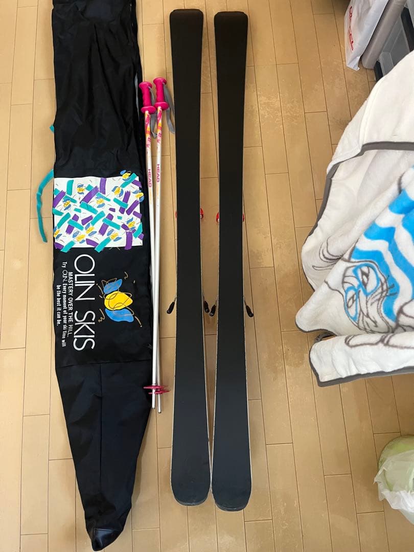 【初心者おすすめ】Hart スキーセット 板 ストック カバー 3点セット