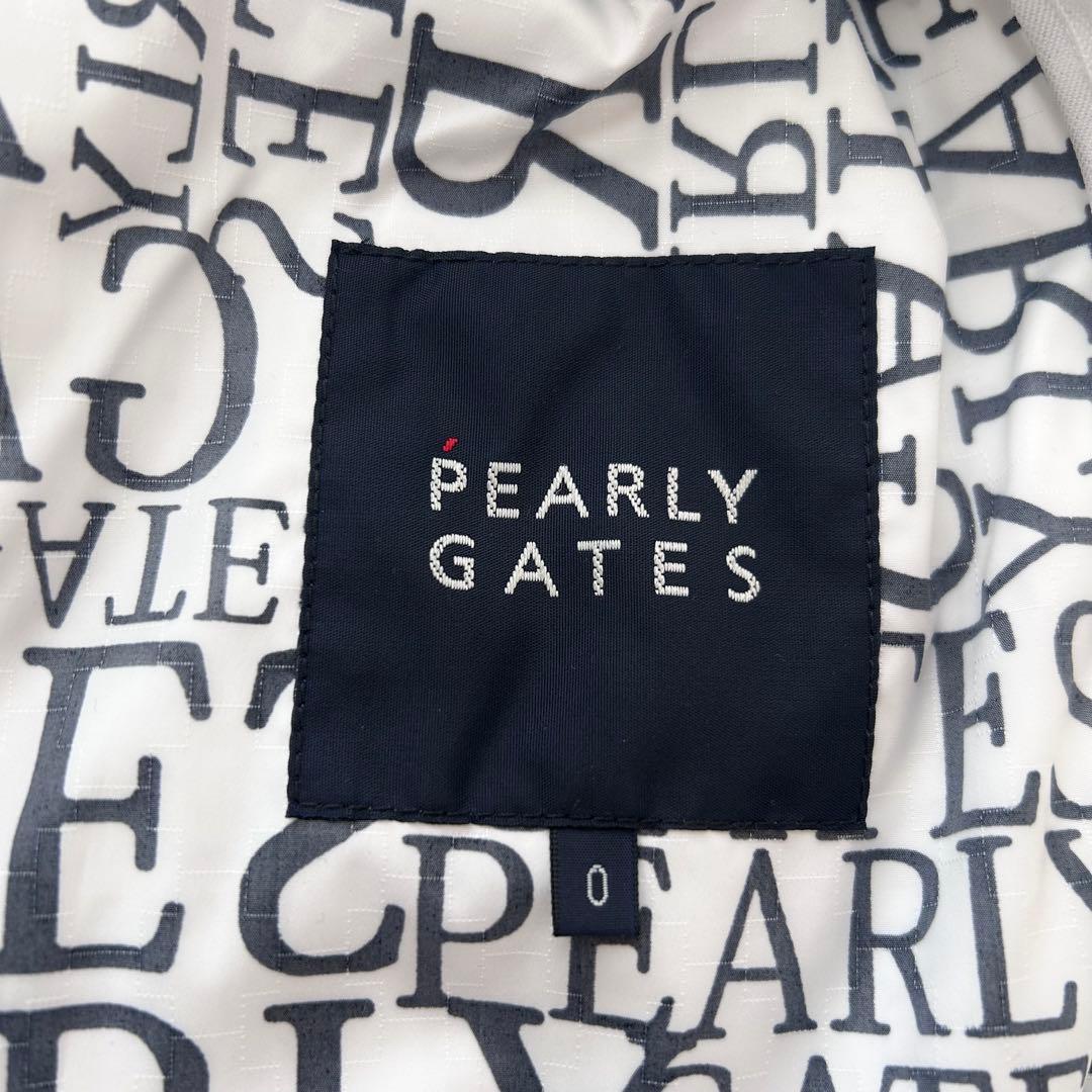 新品　パーリーゲイツ　ジャケット　ブルゾン　メゾンロゴ　ホワイト　サイズ0