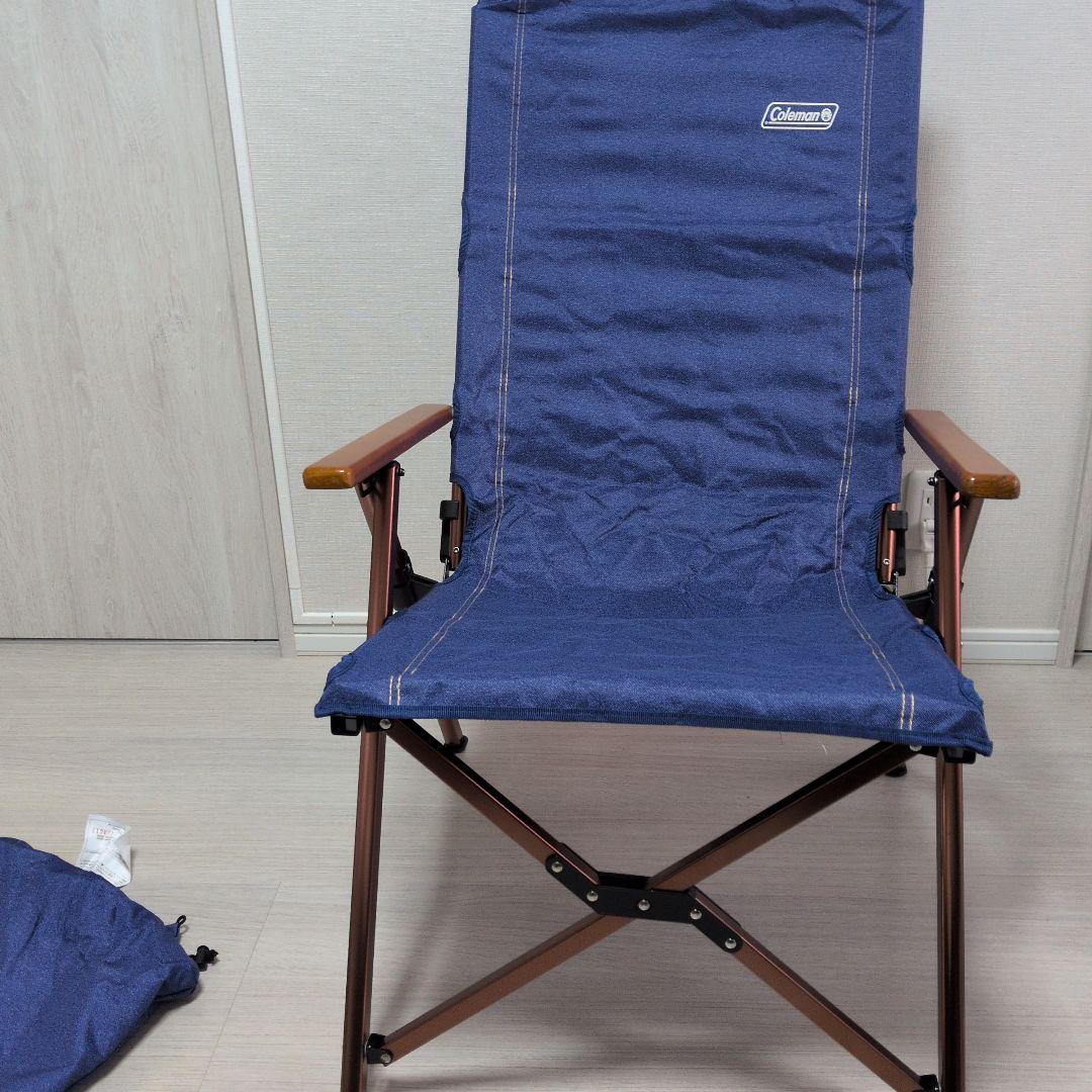 【未使用】Coleman レイチェアチェア　デニム　オーソリティ限定カラー④