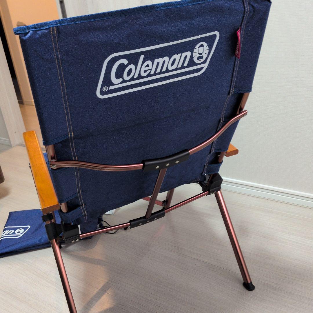 【未使用】Coleman レイチェアチェア　デニム　オーソリティ限定カラー④