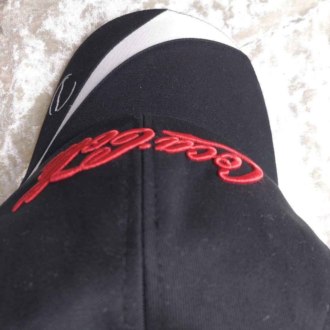 コカコーラ　レーシング風キャップ　スポーツ　バイク・カースポーツ　レース　ゴルフ