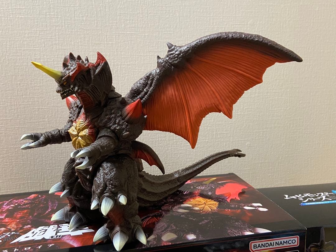 【開封済】ムービーモンスターシリーズ　ゴジラ　デストロイア　機龍　4点セット