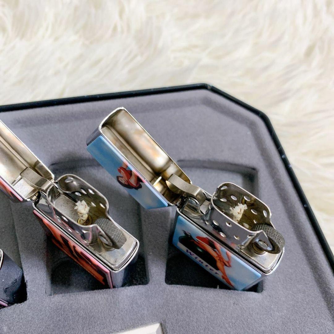 未使用品 PINUP girls ヴィンテージZIPPO 4本 オイルライター