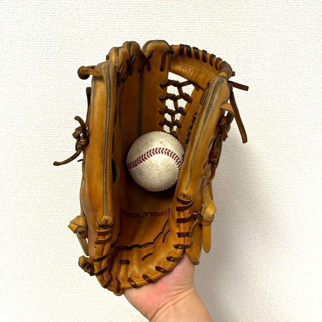 694 ミツワタイガー レボルタイガー 型抜群 硬式 外野手用グローブ