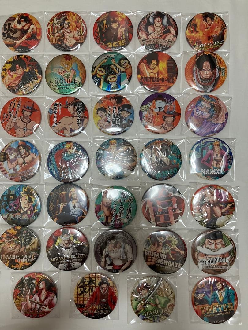 ワンピース バッジ 白ひげ海賊団 セット ONEPIECE