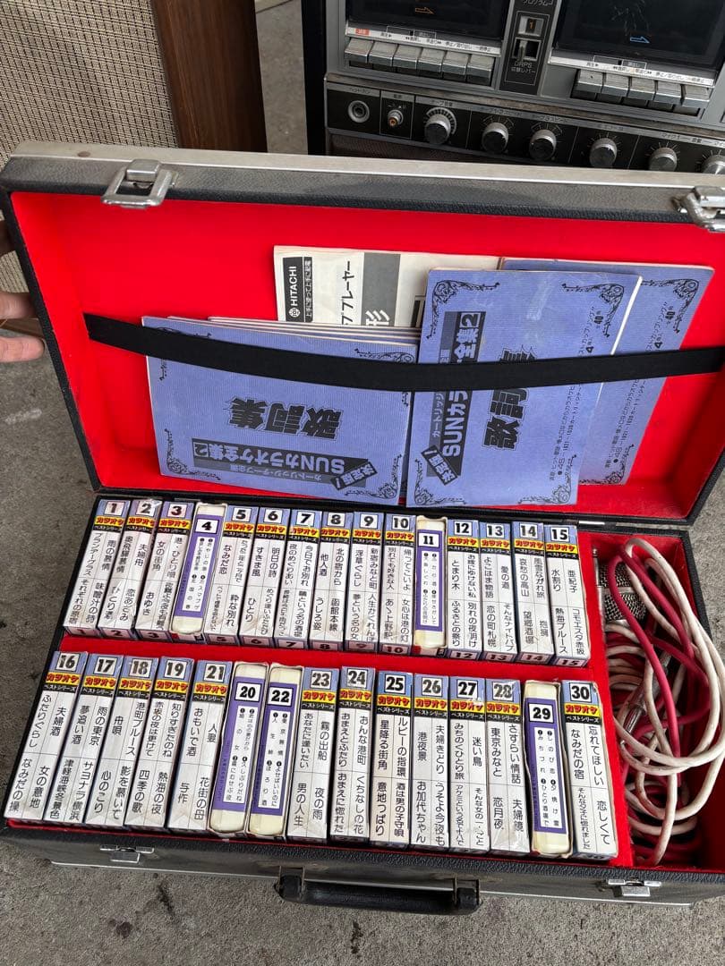 Hitachi TRQ-100K 8トラックプレーヤーセット