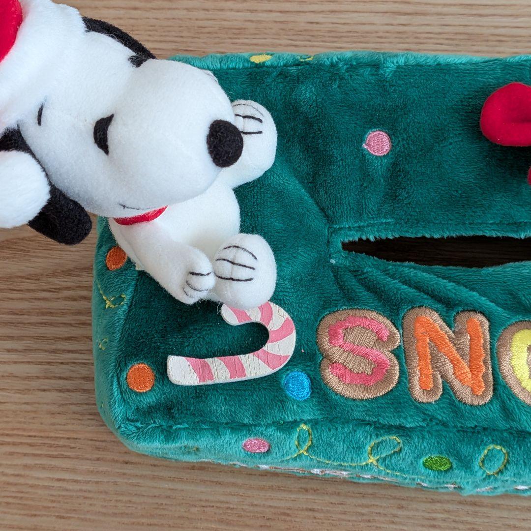 スヌーピータウンショップ クリスマスシリーズ2005 ティッシュボックス ケース