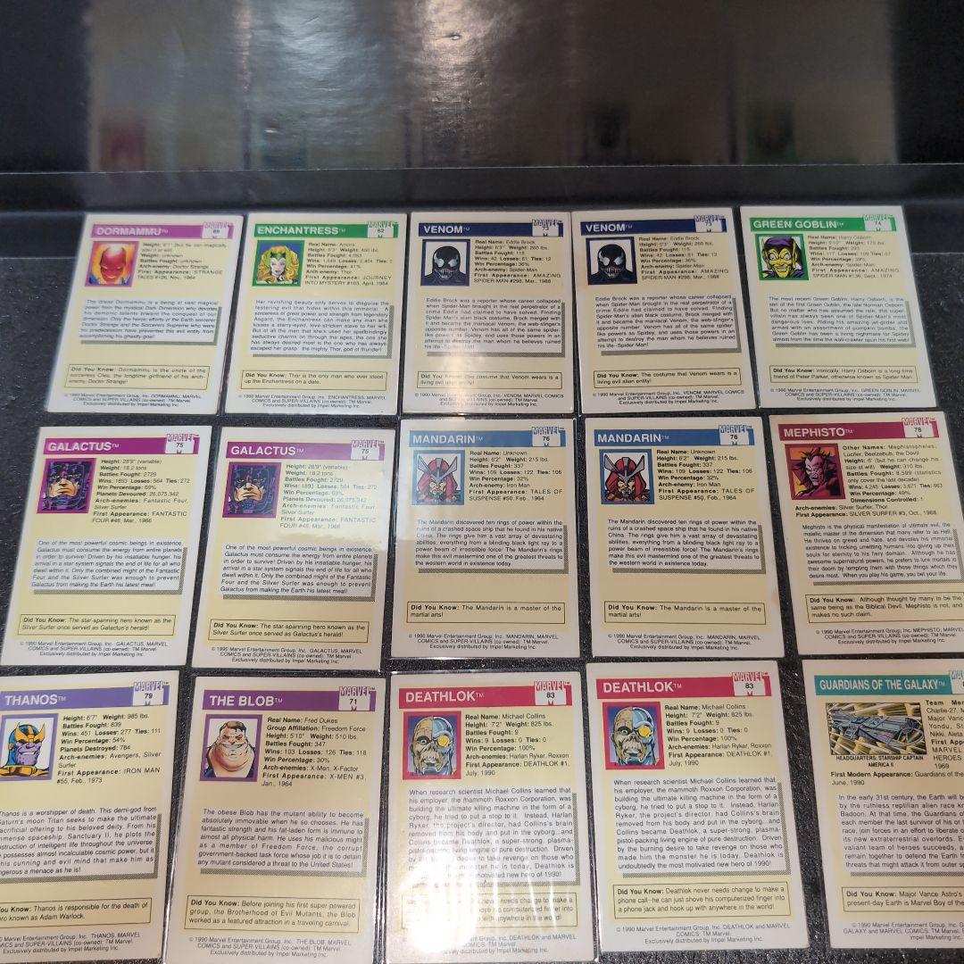 MARVEL COMICS トレーディングカード まとめ メルカリ便