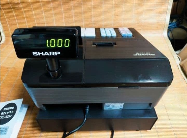 美品シャープレジスター　XE-A207　PC連携売上管理設定無料　991109